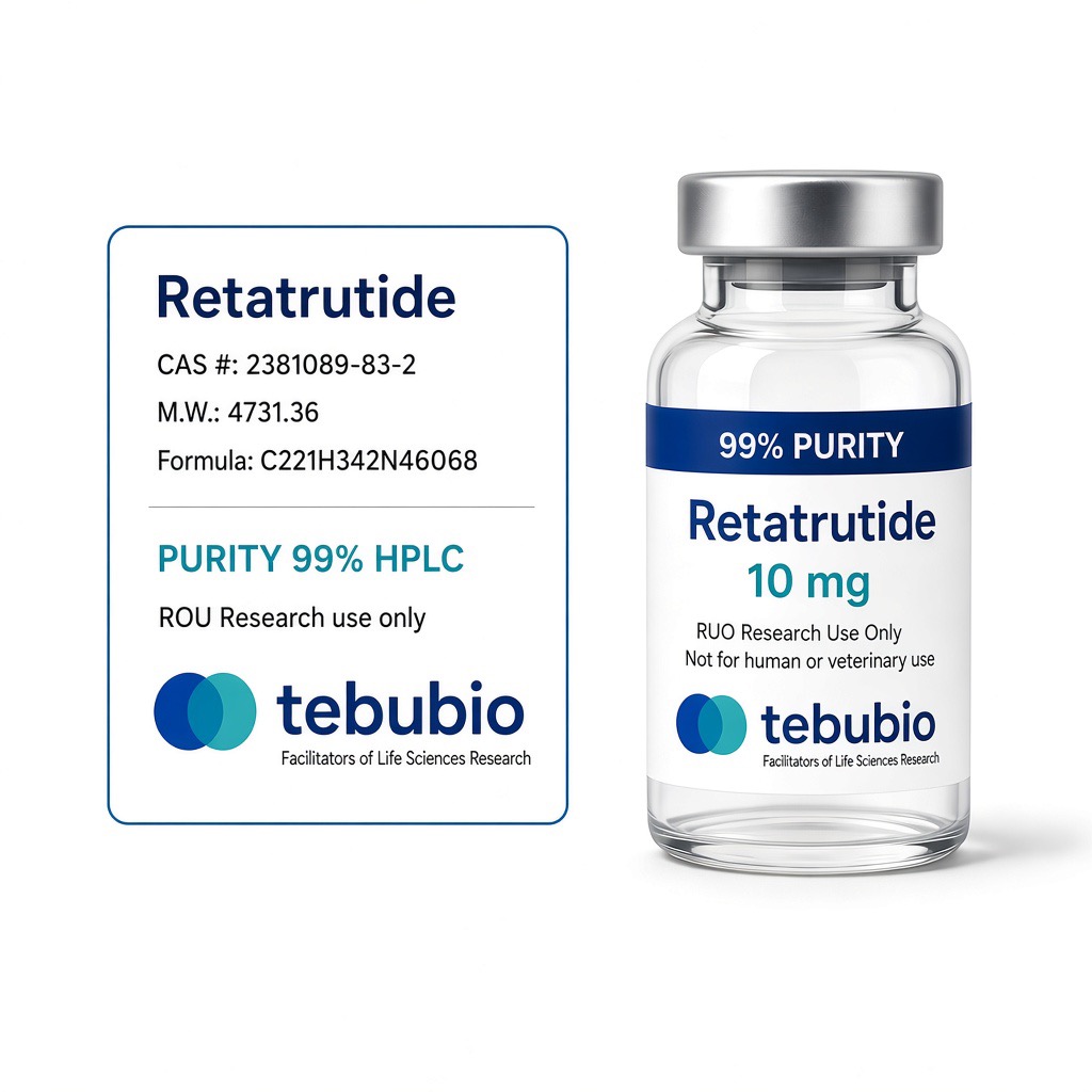 Retatrutide 10mg Vial | 99% Purity | Research Use Only Retatrutide 10mg vial kopen Nederland – 99% pure research peptide